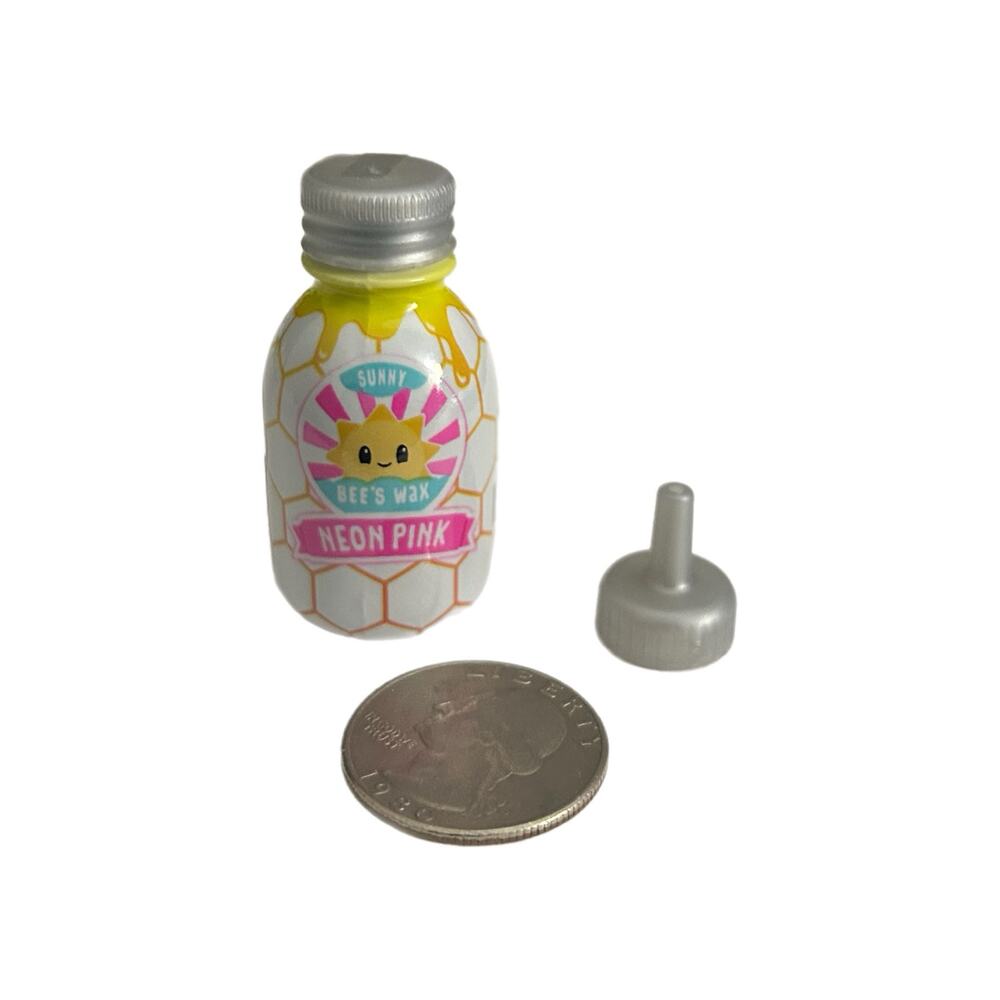 MGA Miniverse Sunny Bee's Wax Neon Pink Resin New